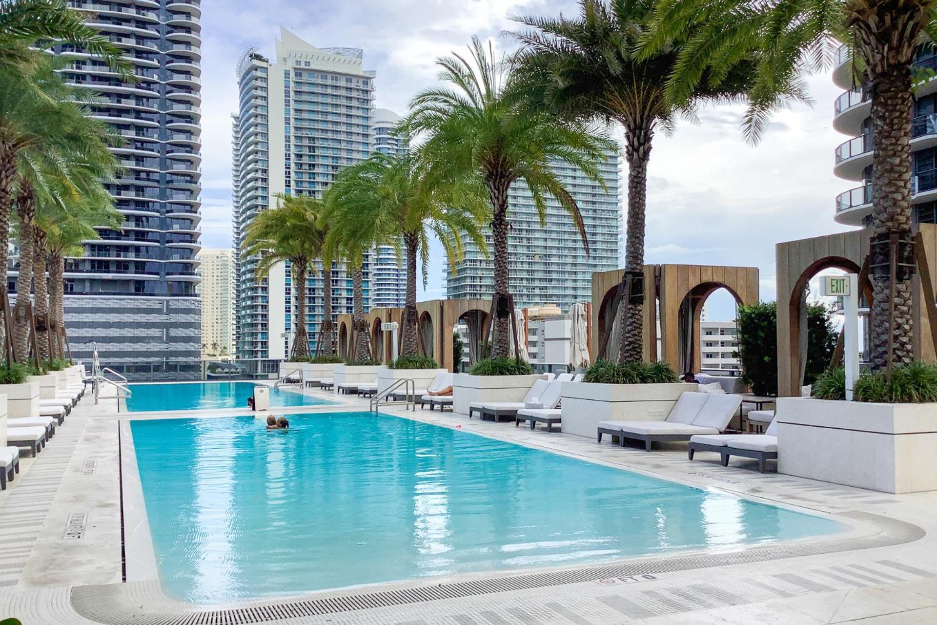 Wonderful King Suite With Pool At Sls Lux Brickell Miami Exterior foto